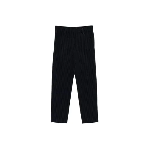 Homme Plissé Issey Miyake Повседневные брюки Мужские Морской синий