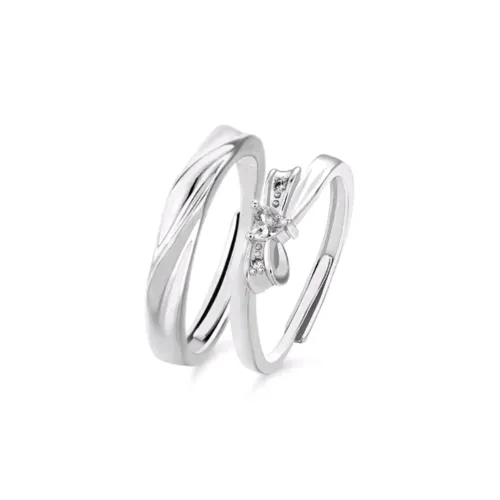 I YOU Синтетические Искусственные Кольца с Цветной Глазурью Унисекс