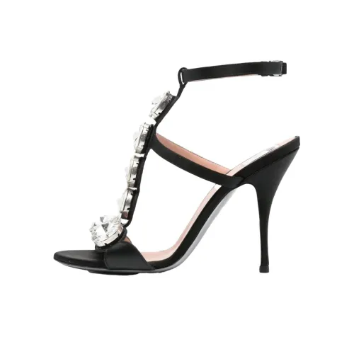 MOSCHINO Римские сандалии Женские Черные