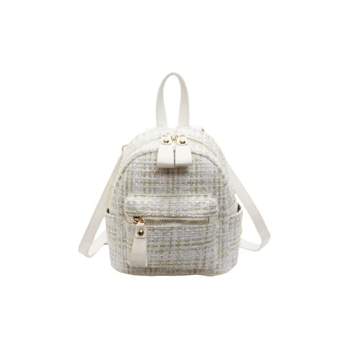 WXRX Ткань Рюкзак Женский Белый Черный