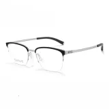 Черно-серебряная оправа