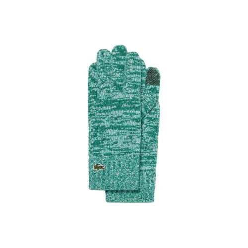 Перчатки из акрила вязаные, мужские, совместный проект с LACOSTE
