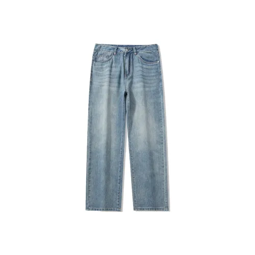 JEEP Винтажные синие джинсы унисекс