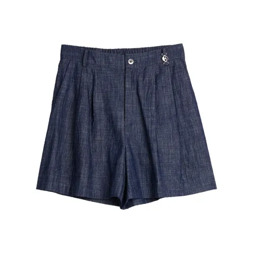 ELLE Джинсовые синие Женские Повседневные шорты