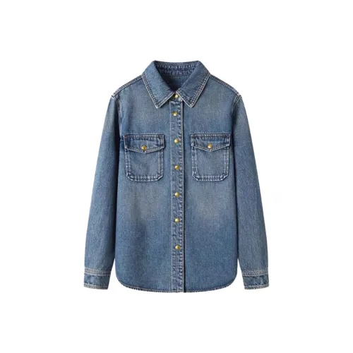 RHBSW Синий Женские Джинсовые Куртки