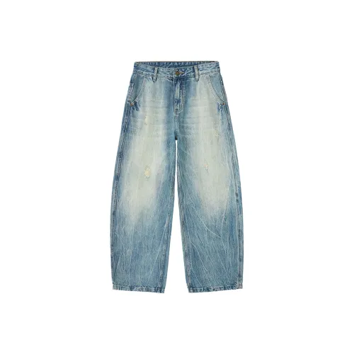 AGBG Ледяной синий Унисекс Джинсы