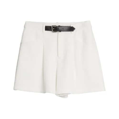 ELLE Белые Женские Повседневные Шорты