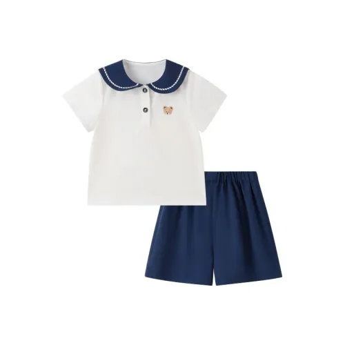 PAW IN PAW Повседневная спортивная одежда 2 предмета комплект темно-синий для детей 3-7 лет