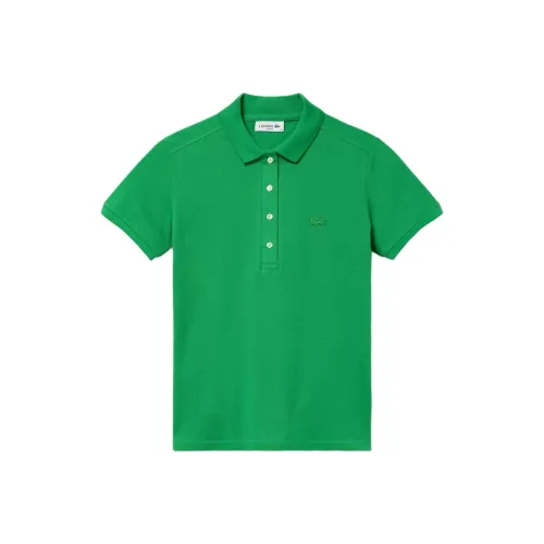Lacoste Поло Женское Зеленое
