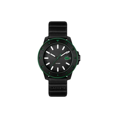 LACOSTE Мужские часы Кварцевый механизм 43 мм Черный циферблат