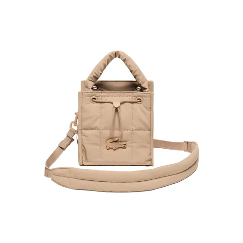 LACOSTE Полиуретан Сумка Женская Бежевая