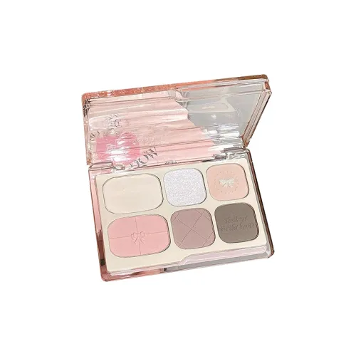 TINGPHE Бант Six COLORS Палетка для теней Матовый Блестящий Перламутровый Шimmer