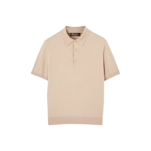 Loro Piana Linen Beige Мужская Поло