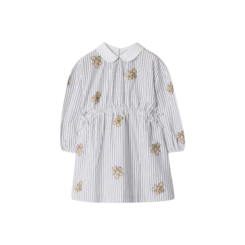 Платье Burberry SS25 Белое Детское