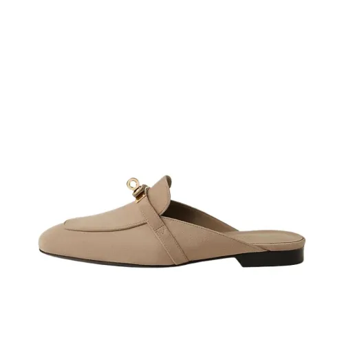 HERMES Oz Домашние тапочки Женские Бежевые