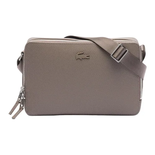 LACOSTE Сумка через плечо из коровьей кожи Unisex Light Коричневый