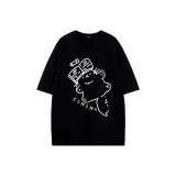 Чёрный - Лежащий - Плоская подошва - Котенок