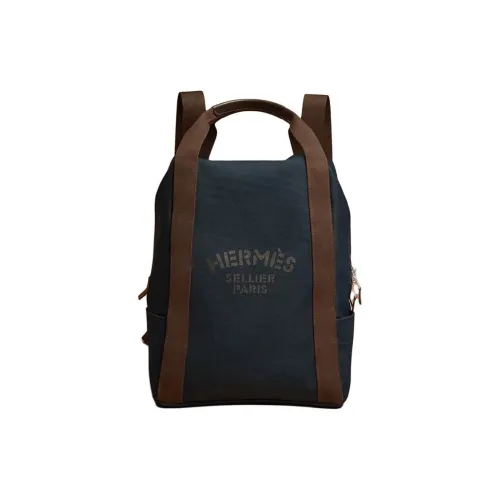 HERMES Groom Полиамид Рюкзак Унисекс Морской Синий Огненно-Синий