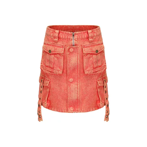 VANN VALRENCÉ Джинсовые короткие юбки Женские