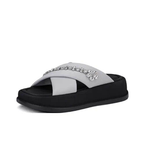 JESSICA SOPHIA ПУ (полиуретан) Полиуретан Стразы Антибактериальные Слипоны Женские