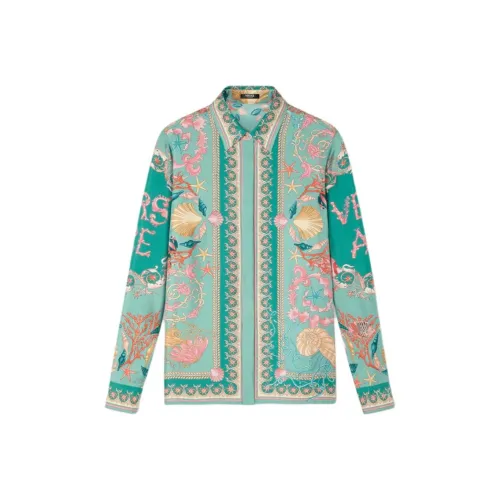 VERSACE Barocco UNDERWATER Рубашка Женская Многоцветная
