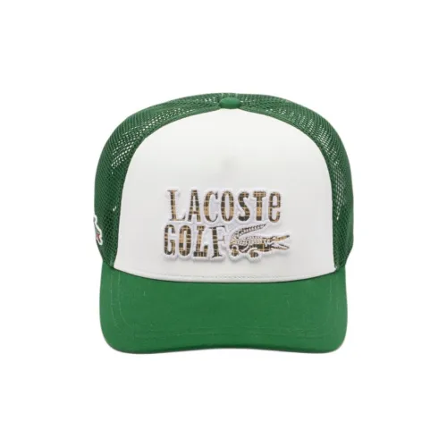 LACOSTE Полиэстер Полиуретан Тафта Кепки Мужской Зеленый
