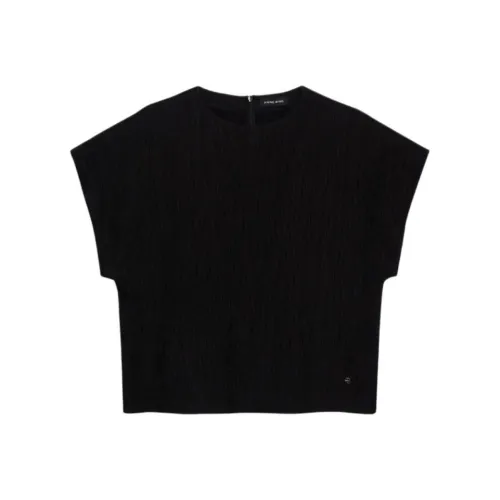 Anine Bing T-Shirt Женская Черная