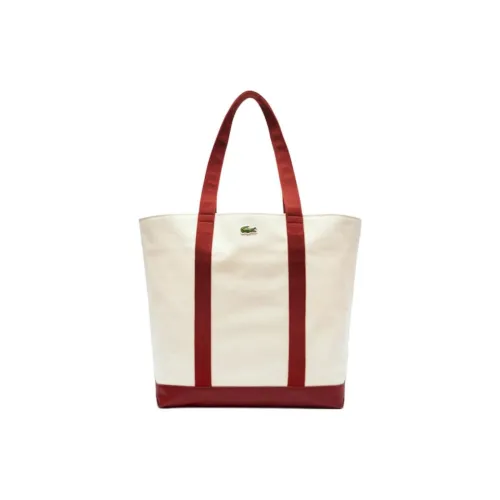 LACOSTE Холщовая сумка Тоут сумка Сумка для покупок Женская сумка Бежевый