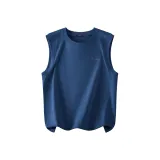 [100% cotton] Церулеан (B Синий Сердце Настроение Логотип на груди)