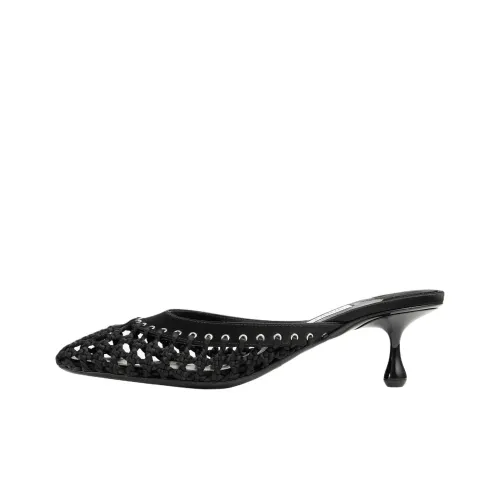 Jimmy Choo Домашние тапочки 5 см Женские Черные