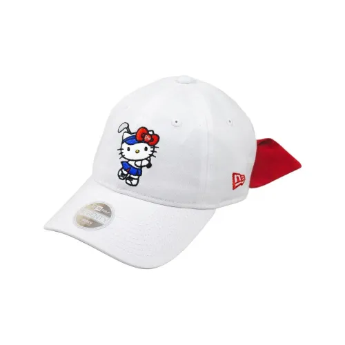 New Era x Hello Kitty Хлопковые кепки Женские Белые