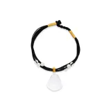 Майтрейя Будда Радужный Браслет-шнурок для пары (Черный шнур)