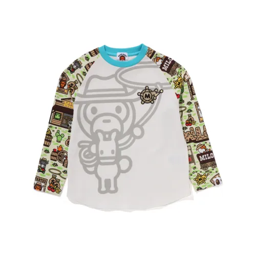 A BATHING APE T-Shirt Milo (Purple) Western Baby