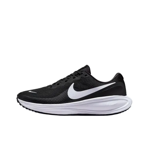 Nike REVOLUTION 8 Амортизаторы Slip-resistant Низкий топ Бег на длинные дистанции Спринт Беговые кроссовки Женские Черный