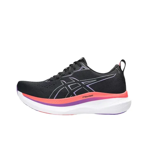 Asics GLIDERIDE MAX Low Топ Беговые кроссовки Унисекс Черный