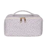 Серый с леопардовым принтом