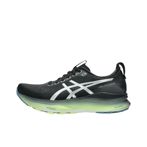 ASICS Гель KAYANO 32 Устойчивый к абразиву Низкий Топ Резиновый FF Blast+ Повседневные Тренировки Гонки Беговые кроссовки Женские Черный