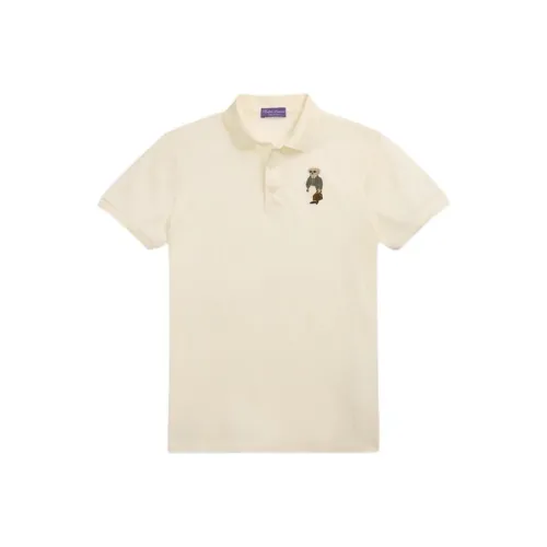 Ralph Lauren Purple Label SS25 Поло Мужское Кремовый