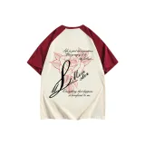 Абрикосовый и бордовый