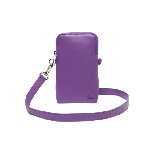 LACOSTE Сумка через плечо из синтетической кожи женская фиолетовая