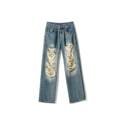 UXGR YDN1196 Синие Унисекс Джинсы