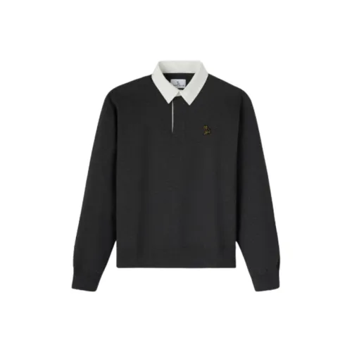 October's Very Own Heather Charcoal Men's Polo
