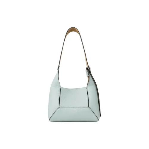 Jimmy Choo Ромб Коровья кожа Сумка на плечо Маленькая Женская Зеленая