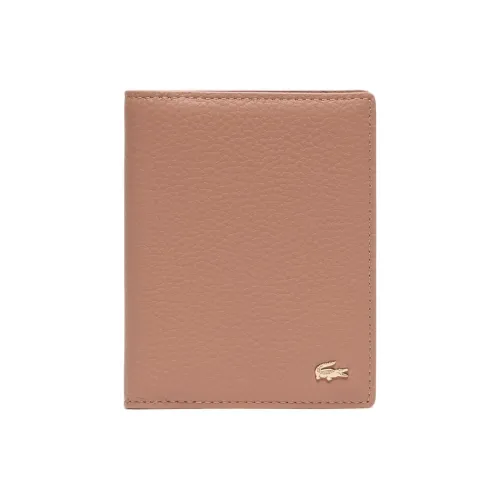 LACOSTE Кожа Кошелек Унисекс Розово-бежевый
