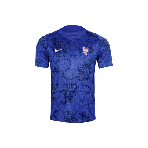 Nike Синий Мужской Футбольный Джерси