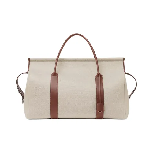 Loro Piana Loom Хлопок Одно плечо Сумка Женская Естественный Карамель