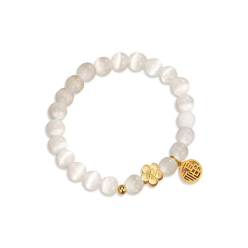 Teddy Bear Collection Стекло Кошачий глаз Браслеты Унисекс