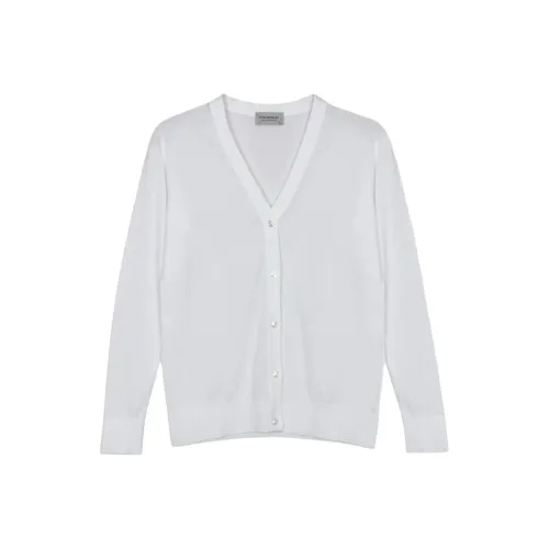 JOHN SMEDLEY Белый Женский Трикотаж