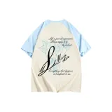 Абрикосовый и светло-синий