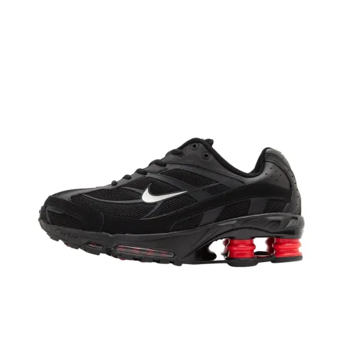 Nike Shox Ride 2 Slip-Resistant Abrasion-Resistant Low Top Casual Running Shoes Unisex Black Найк Шокс Райд 2 Противоскользящий Устойчивый к Износу Низкий Топ Повседневные Беговые Кроссовки Унисекс Черный